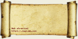 Jelisava Jokić vizit kartica